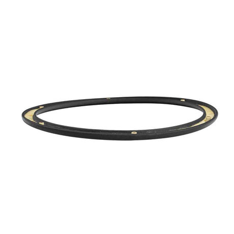 Another angle of 18" Black leather replacement rim