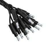 Black 6" Single Lead Bullet Plug 10 Pack
