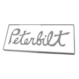 Peterbilt Original Style Rectangle Engraved Emblem