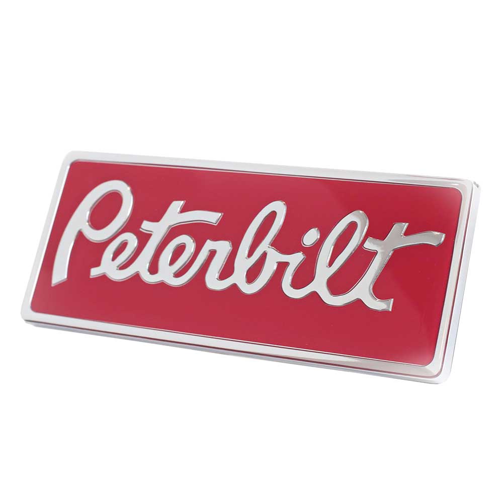 Peterbilt Original Style Rectangle Engraved Emblem