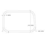Volvo VN Lower Sleeper Window Surround Trim