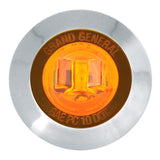 1-1/4" Diameter Bowtie Lens Dual Function LED Light With Bezel and Nut