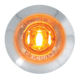 1-1/4" Diameter Bowtie Lens Dual Function LED Light With Bezel and Nut