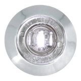 1-1/4" Diameter Bowtie Lens Dual Function LED Light With Bezel and Nut