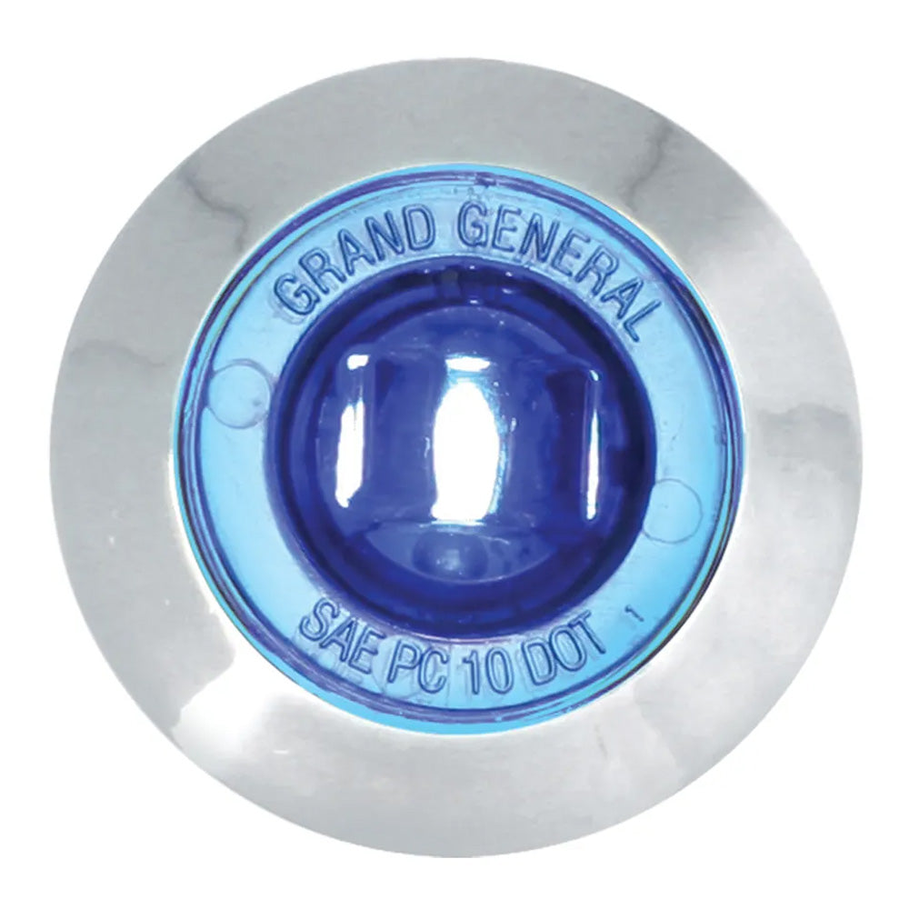 1-1/4" Diameter Bowtie Lens Dual Function LED Light With Bezel and Nut