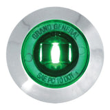 1-1/4" Diameter Bowtie Lens Dual Function LED Light With Bezel and Nut