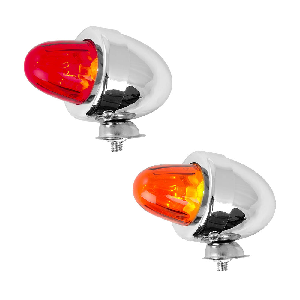 Glass Lens Bullet Shaped Marker Light