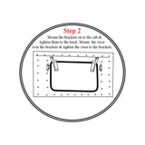 Peterbilt Day Cab 38" Rear Sleeper Window Drop Visor