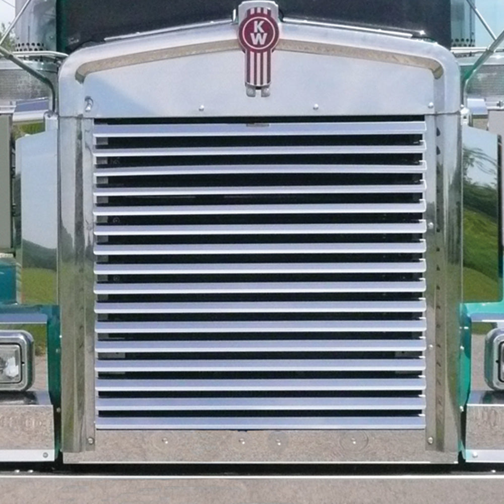 Kenworth W900L Horizontal Louver-Style Grill Bars