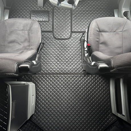 5-Piece Kenworth T680 black diamond floor set, close-up