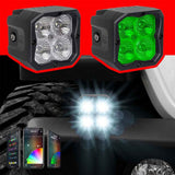2 Piece XKChrome Spot Light Kit