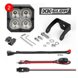 2 Piece XKChrome Fog Light Kit