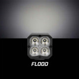 2 Piece XKChrome Flood Beam Light Kit