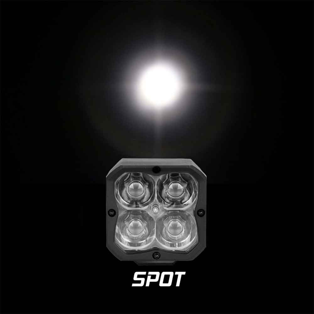 2 Piece XKChrome Spot Light Kit