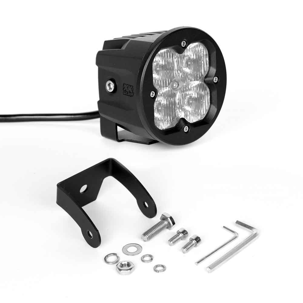 2 Piece XKChrome Driving Fog Light Kit