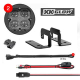 2 Piece XKChrome Flood Fog Light Kit
