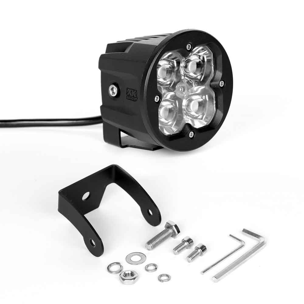 2 Piece XKChrome Spot Fog Light Kit