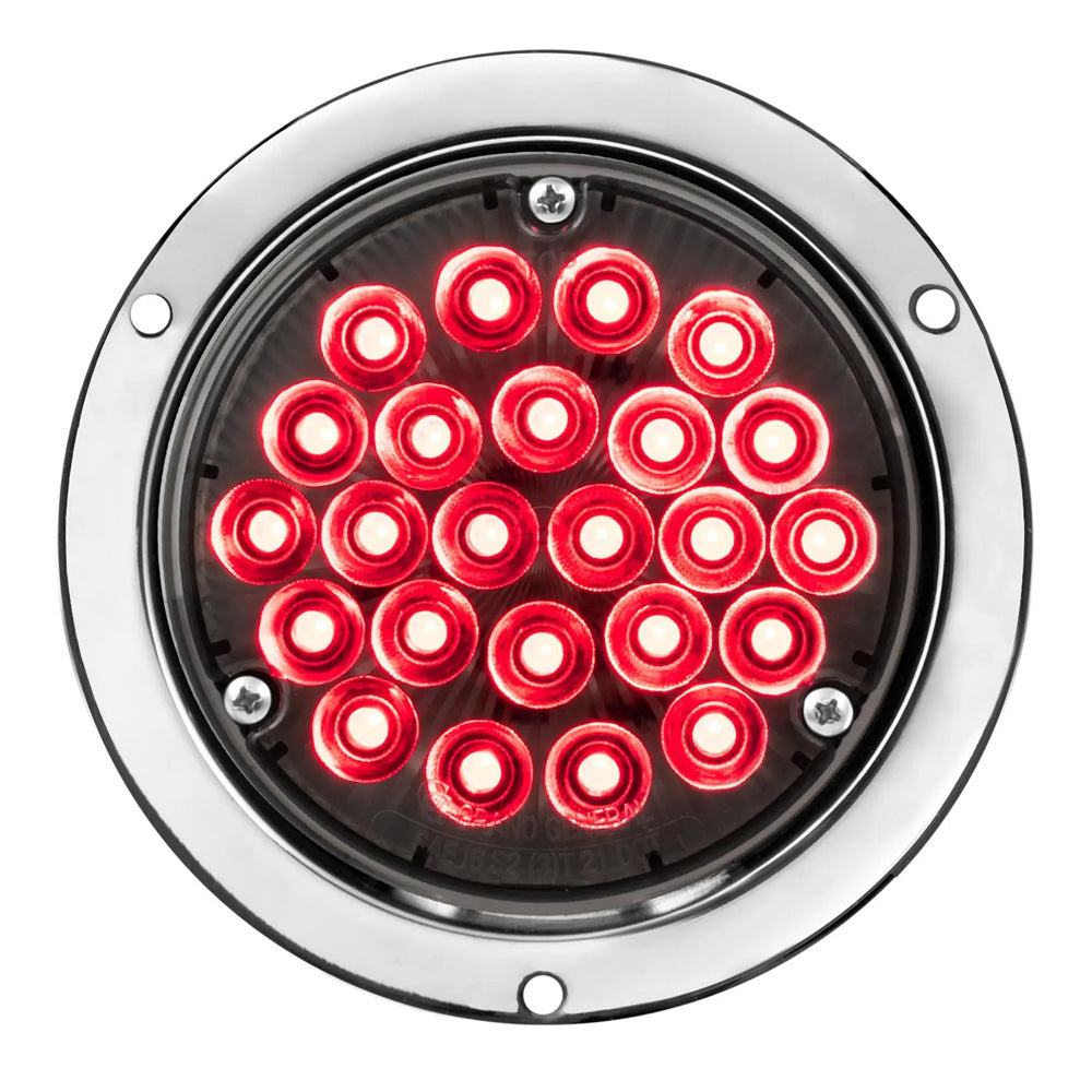4" Sleeper Smoke Lens LED Light with Chrome Housing