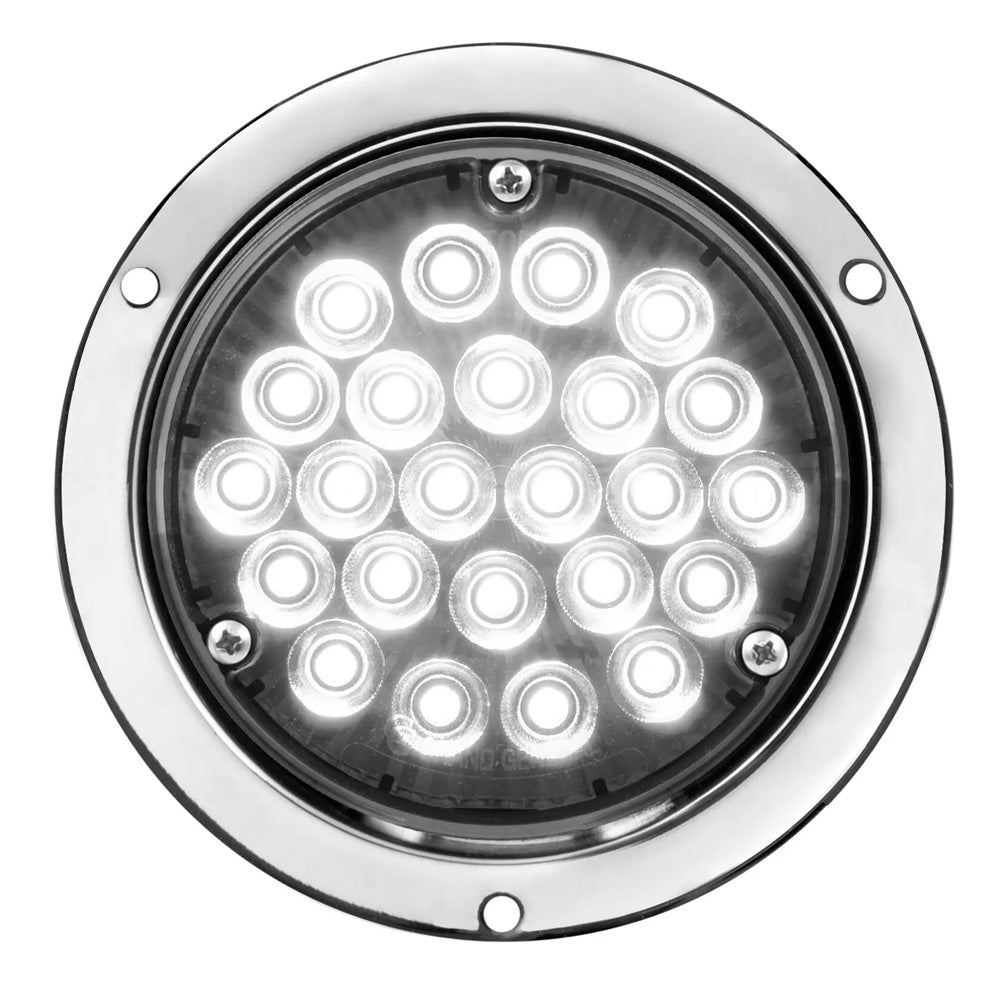 4" Sleeper Smoke Lens LED Light with Chrome Housing