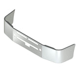 16" Kenworth T600 Setback Axle Stainless Steel Bumper with Vent, Step, and Tow Holes