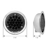 4" Sleeper Smoke Lens LED Light with Chrome Housing