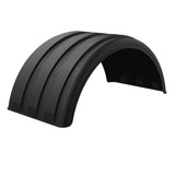 MIN1900 Single Axle 44"L Poly Fender for 19.5" Dual Tires