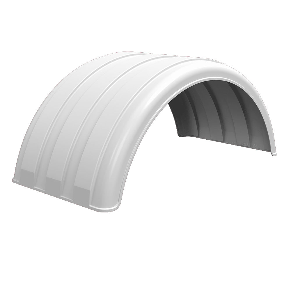 MIN1900 Single Axle 44"L Poly Fender for 19.5" Dual Tires