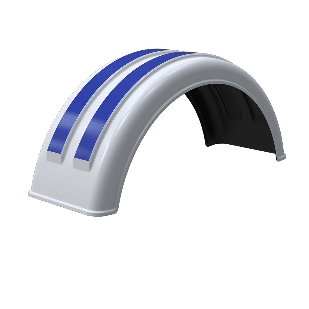 MIN161200 Paintable Finish 12"W Poly Lift Axle Fender