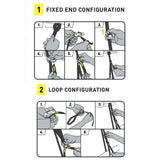12ft x 1" Tie Down Dual CamJam Strap