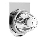 3-1/2" Dual Function Glass Watermelon LED Light with Stainless Steel Bracket Kit