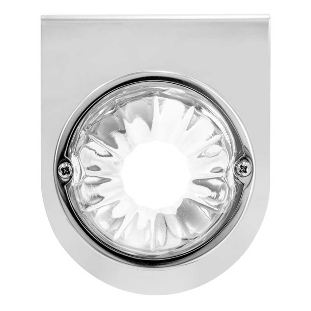 Dual Function Glass Watermelon Light with Stainless Steel Light Bracket and White LED Bulb