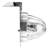 Dual Function Clear Glass Watermelon Light with Stainless Steel Light Bracket and Red LED Bulb