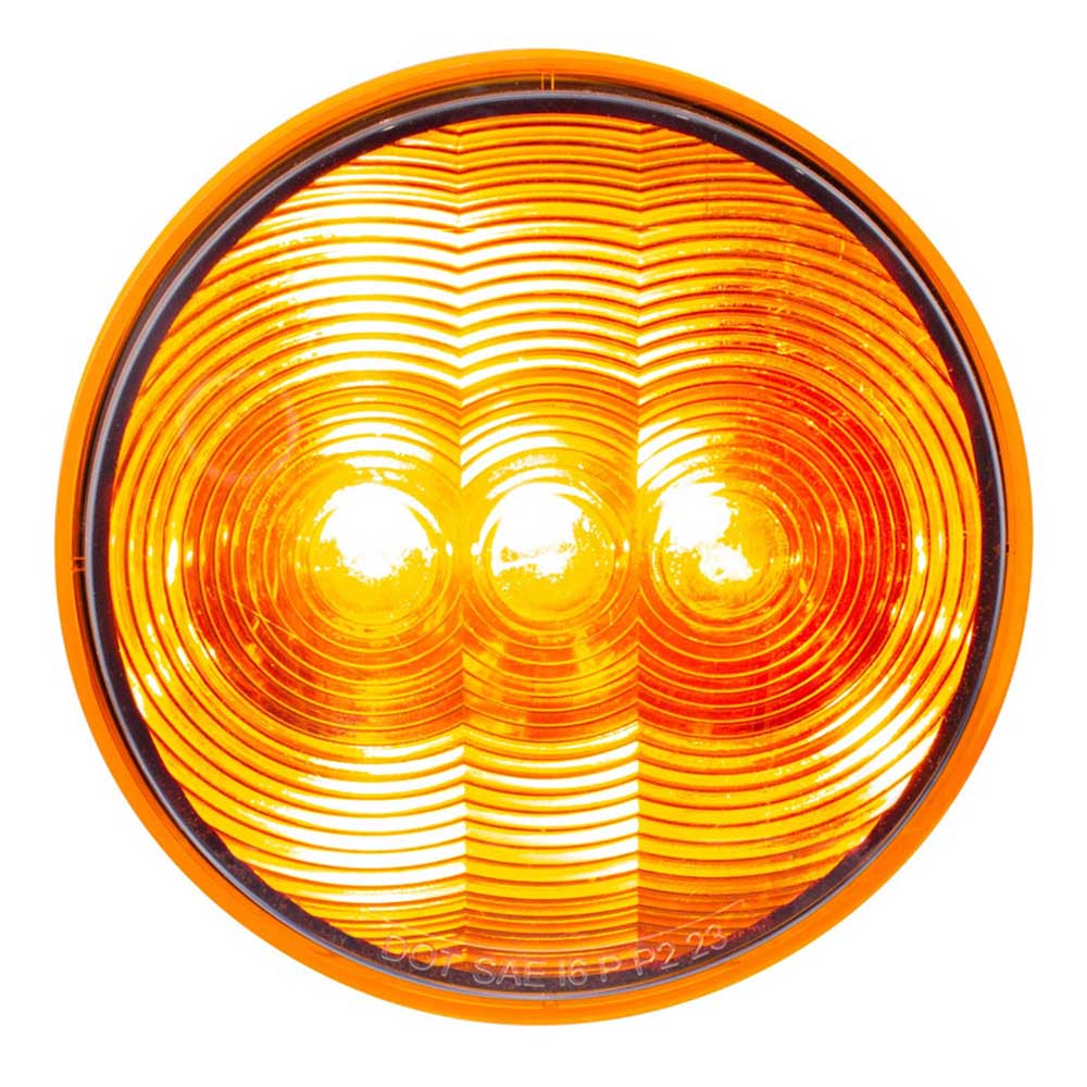 4" Round Turn Signal  3 LED Light
