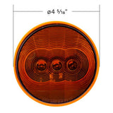 4" Round Turn Signal  3 LED Light