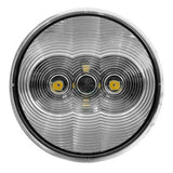 4" Round White Back Up 6 LED Light