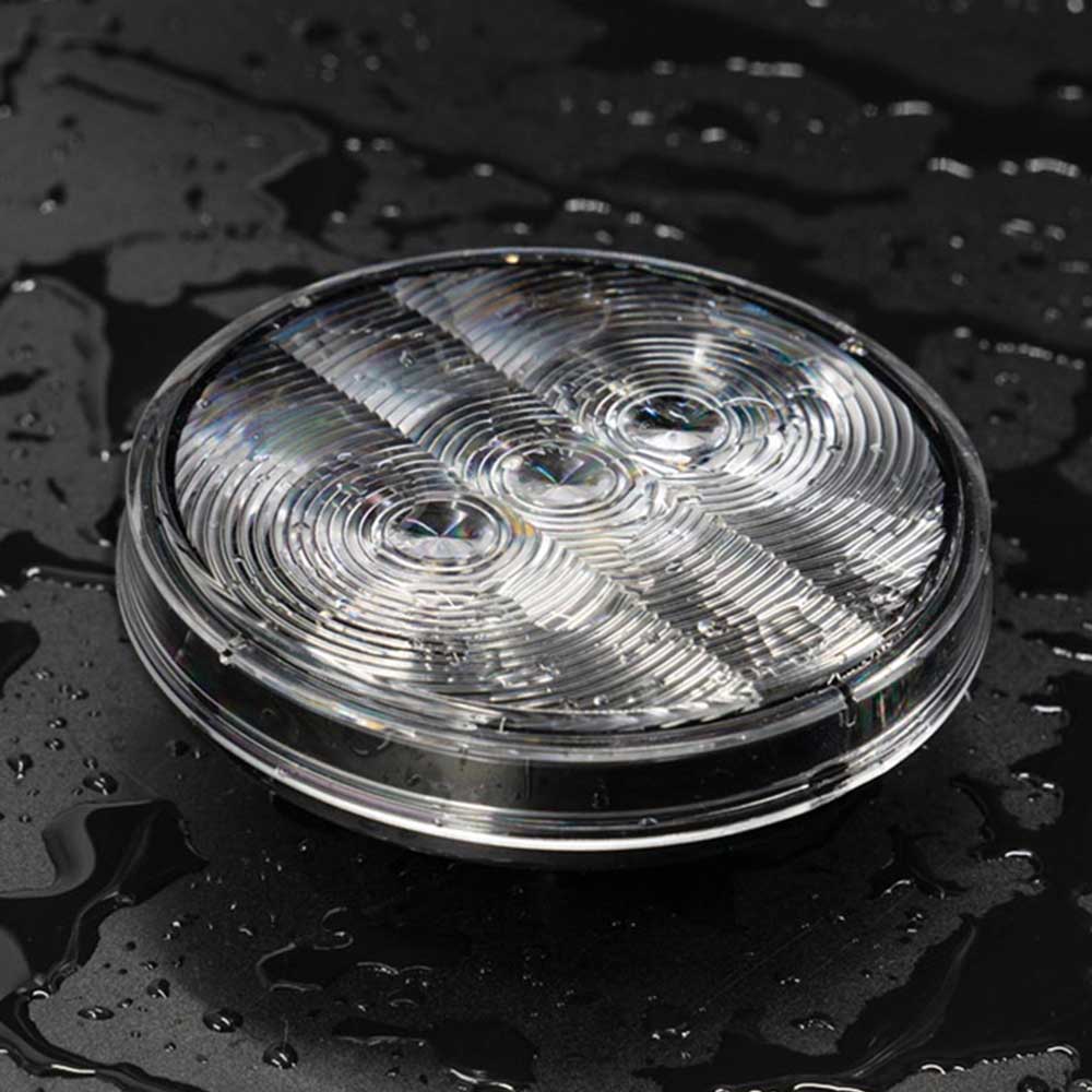 4" Round White Back Up 6 LED Light