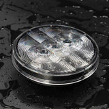 4" Round White Back Up 6 LED Light