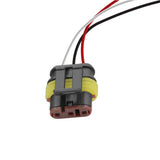 3-Pin to 3-Prong Light Adaptor 6"L Pigtail - 10 Pack
