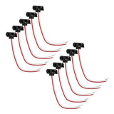 2 Prong Pigtail Plug 12" Lead - 10 Pack