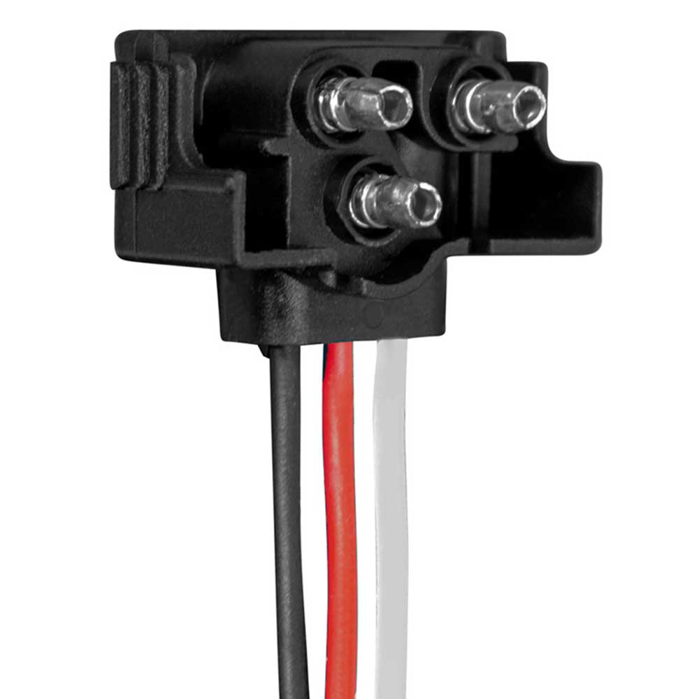 3 Prong Right Angle Plug with 7-1/2" Leads - 6 Pack