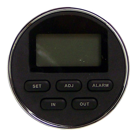 Digital temperature gauge amber illumination