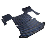 Volvo 860 2019+  Five Piece Black Vinyl with Diamond Design Floor Mat Set