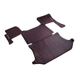 Volvo 860 2019+  Five Piece Black Vinyl with Diamond Design Floor Mat Set