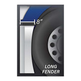 20" Hex Style with Long Fenders Stainless Steel Bumper with Tow Holes