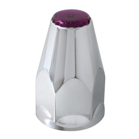 33mm Purple reflective lug nut covers - thread on 10PK