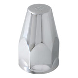 33mm Chrome Plastic Nut Covers - Thread On 10PK