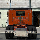 94" Jagged One-Piece Stainless Steel Rear T-Bar with Ten 4" Light Holes