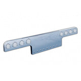 94" Razored One-Piece Stainless Steel Rear T-Bar with Eight 4", Nine 3/4" Light Holes