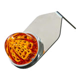 Mirror Mount Turn Signal 90 Degree Bracket with Watermelon Cutout