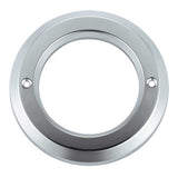 2" Chrome Plated Plastic Light Bezel with Stainless Steel Screws